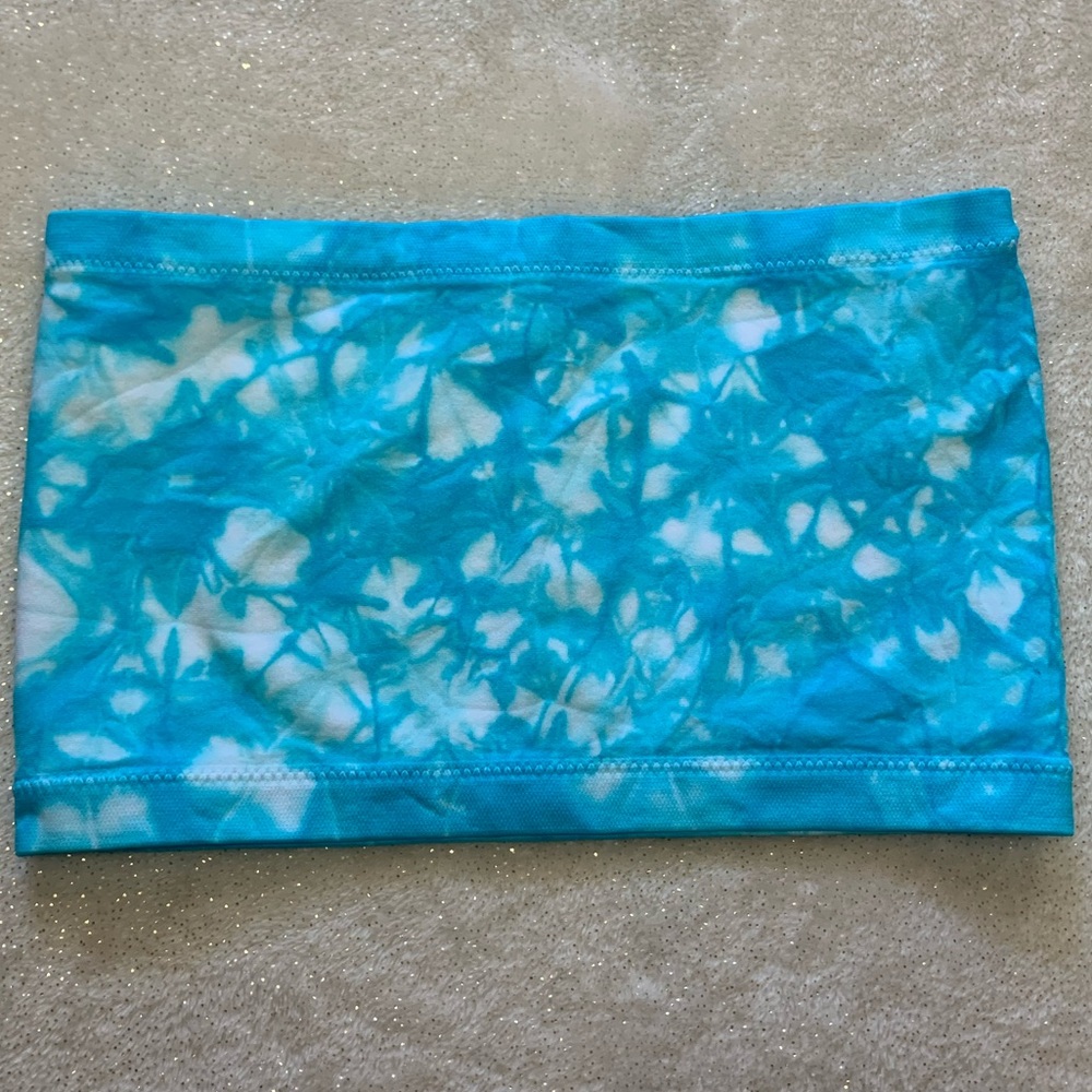 Girls Justice Blue Tie Dye Oh So Soft Bandeau Bra